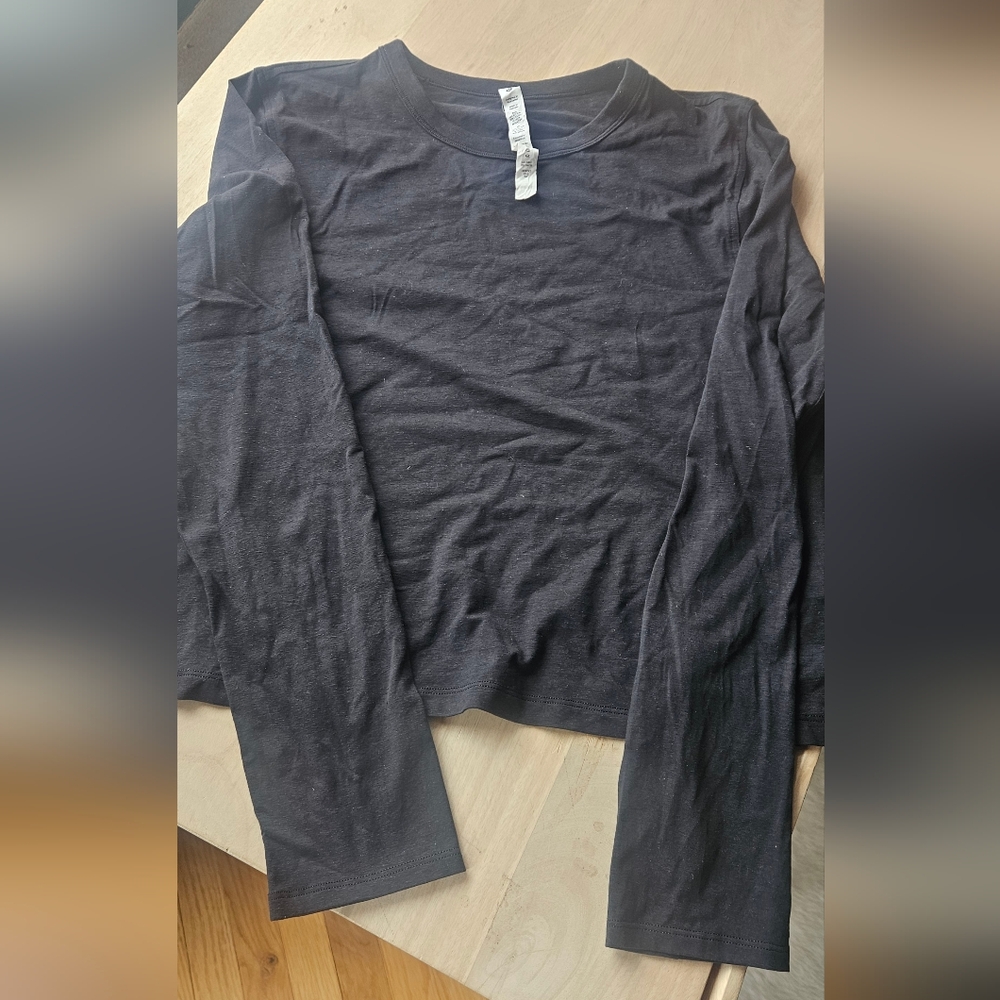 Lululemon Black Crew Neck Tee - Size 10